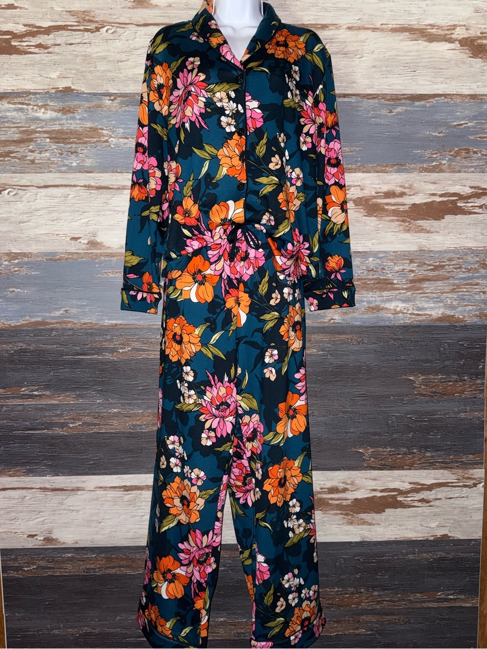 Room Service super soft women’s Pajama Set pants top pjs size large L NWOT